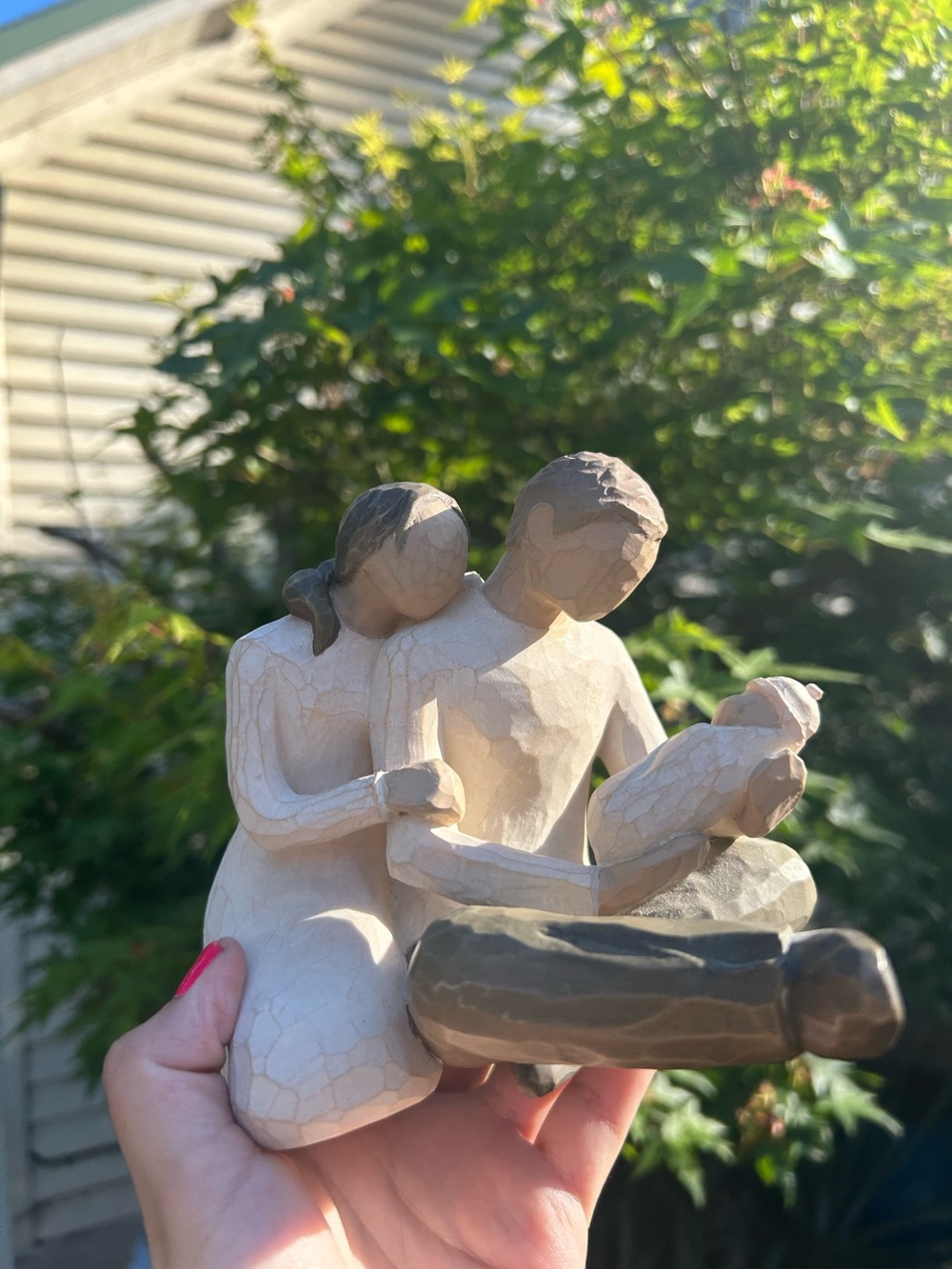 Willow Tree Hand-Painted Family Sculpture  Willow Tree "New Life" by DEMDACO